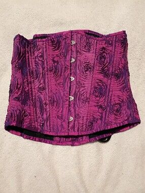 Timeless Trends Purple Iridescent Corset Size 26